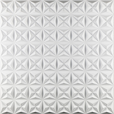 Панели стены прилипателя 3Д собственной личности белые, современный материал ПВК панелей стены 3Д