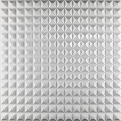 Панели стены прилипателя 3Д собственной личности белые, современный материал ПВК панелей стены 3Д