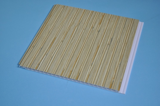 Отрезок водоустойчивого зерна панелей потолка ПВК естественного деревянного легкий/просверлил/пригвозженный